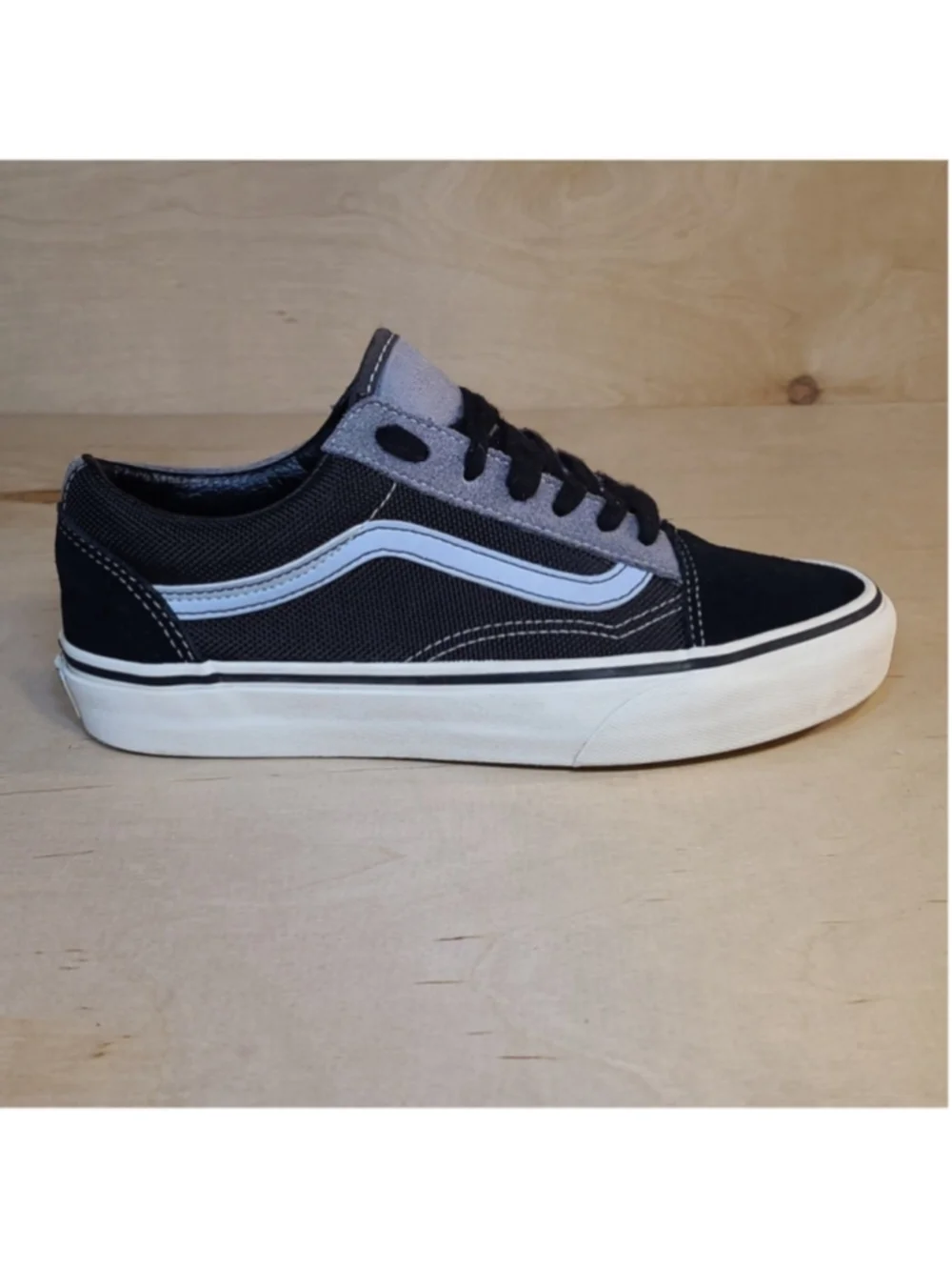 Vans Old Skool Low Tops Casual Skateboarding Shoes Unisex Black Gray 5 Men's